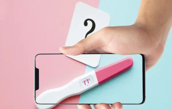 Aplicativo de teste de gravidez online